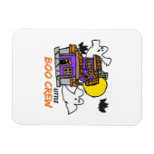 Handgezeichnete Little Boo Crew Halloween Magnet (Horizontal)