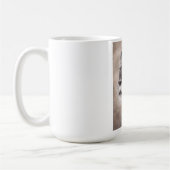 Handgezeichnete Löwinnen-Kunst Kaffeetasse (Links)