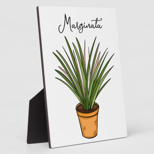 Handgezeichnete Marginata Fotoplatte (Seite)