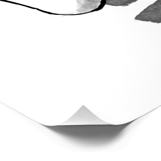 Handgezeichnete Mode Poster (Ecke)