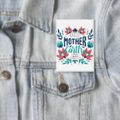 Handgezeichnete Mutter Erde Tag Design-23184 Button (Insitu)