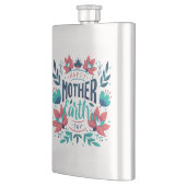 Handgezeichnete Mutter Erde Tag Design-23184 Flachmann (Links)