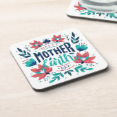 Handgezeichnete Mutter Erde Tag Design-23184 Getränkeuntersetzer (Linke Seite)