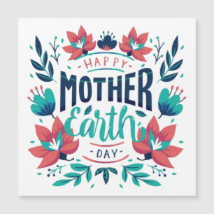 Handgezeichnete Mutter Erde Tag Design-23184 Hoodi Magnetkarte