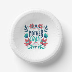 Handgezeichnete Mutter Erde Tag Design-23184 Pappteller