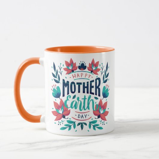 Handgezeichnete Mutter Erde Tag Design-23184 Tasse (Links)