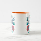 Handgezeichnete Mutter Erde Tag Design-23184 Zweifarbige Tasse (Mittel)