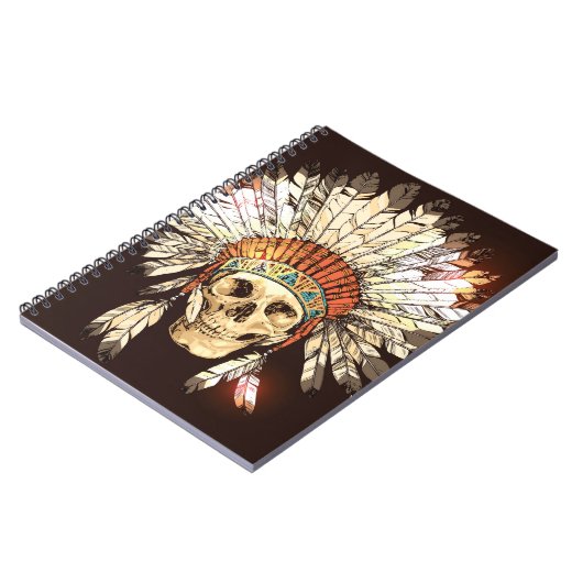 Handgezeichnete Native-Amerikanische Ureinwohner-H Notizblock (Linke Seite)