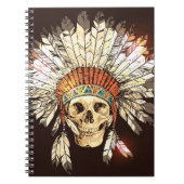 Handgezeichnete Native-Amerikanische Ureinwohner-H Notizblock (Vorderseite)