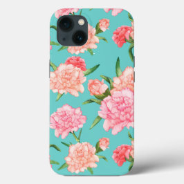 Handgezeichnete Nelkenbildung Blume Case-Mate iPhone Hülle