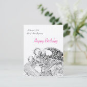 Handgezeichnete neue Anfänge Glückliche Geburtstag (Stehend Vorderseite)