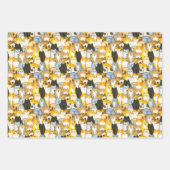Handgezeichnete Niedliche Kätzchen Muster Pet Cats Geschenkpapier Set (Vorderseite)