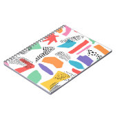 Handgezeichnete Oberflächengestaltung. Künstlerisc Notizblock (Linke Seite)