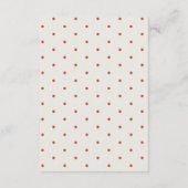 Handgezeichnete Obstbücher für Babydusche Begleitkarte (Rückseite)