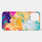 Handgezeichnete Ölmalerei. Abstrakter Kunsthinterg Case-Mate iPhone Hülle (Rückseite (Horizontal))