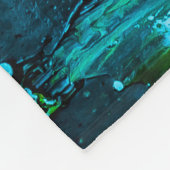 Handgezeichnete Ölmalerei. Abstrakter Kunsthinterg Fleecedecke (Ecke)