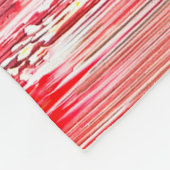 Handgezeichnete Ölmalerei. Abstrakter Kunsthinterg Fleecedecke (Ecke)