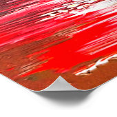 Handgezeichnete Ölmalerei. Abstrakter Kunsthinterg Poster (Ecke)