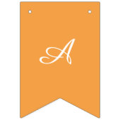 Handgezeichnete Orangen Glücklich Birthday Jagd Fa Wimpelkette (Dritte Fahne)