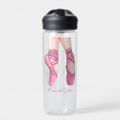 Handgezeichnete Palettenschuhe Trinkflasche (Vorderseite)