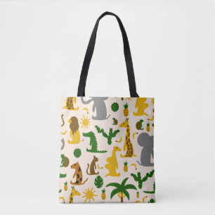 Handgezeichnete Pastellfarben-Illustration nahtlos Tasche