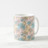 Handgezeichnete Pastellfarben Muster Sketch Kaffeetasse (VorderseiteRechts)