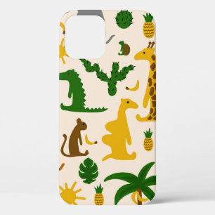 Handgezeichnete pastellfarbige Illustration nahtlo Case-Mate iPhone Hülle