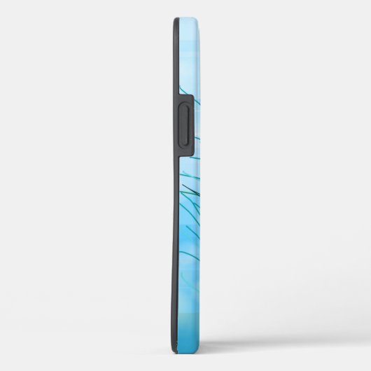 Handgezeichnete Peacock Feathers Case-Mate iPhone Hülle (Rückseite / Rechts)