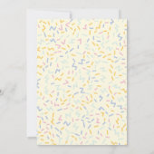 Handgezeichnete Piñata Mexican Fiesta Geburtstagsp Einladung (Rückseite)