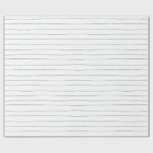 Handgezeichnete Pinstrichlinien Graphstift Geschenkpapier (Flach)