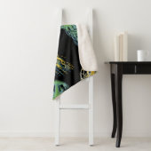 Handgezeichnete Quallenstruktur. Raster Hand gezog Sherpadecke (Beispiel)