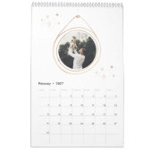 Handgezeichnete Rahmen Fotokalender Kalender (Feb 2027)