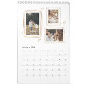 Handgezeichnete Rahmen Fotokalender Kalender (Jan 2026)