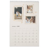 Handgezeichnete Rahmen Fotokalender Kalender (Jan 2027)