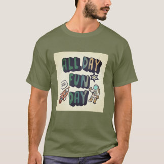 Handgezeichnete Raumgestaltung für T-Shirt