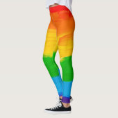 Handgezeichnete RegenbogenLeggings - farbenfrohe K Leggings (Links)