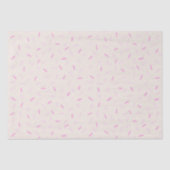 Handgezeichnete rosa Sprinklen Seidenpapier (Vorderseite)