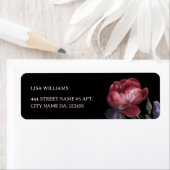 Handgezeichnete Rose Blume Schwarz (Insitu)