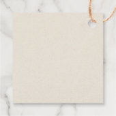 Handgezeichnete rustikale Western Cowgirl Boots Da Geschenkanhänger (Rückseite)