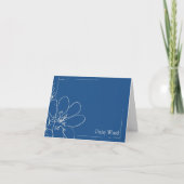 Handgezeichnete rustikale Wildblume personalisiert (Vorderseite)