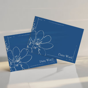 Handgezeichnete rustikale Wildblume personalisiert