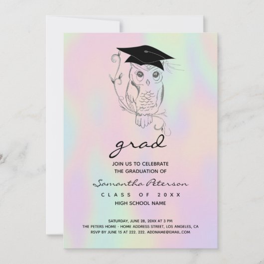 Handgezeichnete Schale Einladung (Vorderseite)