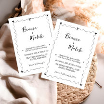 Handgezeichnete Schreib-Schwarz-Illustration Hochz