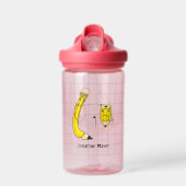 Handgezeichnete Schulbedarf Trinkflasche (Vorne)