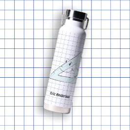 Handgezeichnete Schule versorgt Set- Platz Trinkflasche