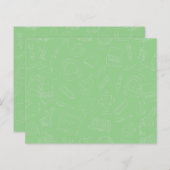 Handgezeichnete Schulspeisung (Vorne/Hinten)