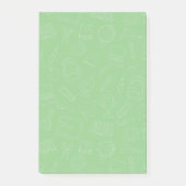 Handgezeichnete Schulspeisung Post-it Klebezettel (Vorderseite)