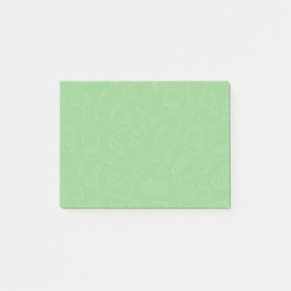 Handgezeichnete Schulspeisung Post-it Klebezettel