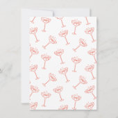 Handgezeichnete Skateboard The Night Before Probe  Einladung (Rückseite)