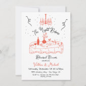 Handgezeichnete Skateboard The Night Before Probe  Einladung (Vorderseite)